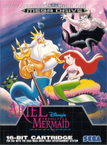 Cover Ariel - The Little Mermaid for Genesis - Mega Drive